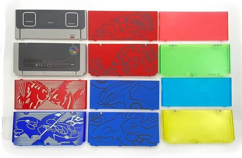 LightFairy 2015 لغطاء أمامي وخلفي بديل لجهاز New 3DS (أسود) - Image 1